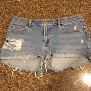 Ann taylor jean shorts